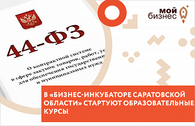 "Бизнес-инкубатор Саратовской области" запускает образовательные курсы